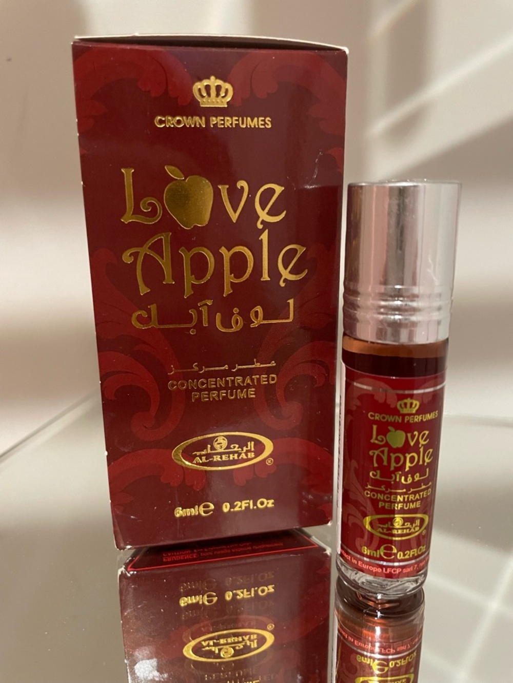 Crown Perfumes Love Apple Concentrated Perfume Oil - Red